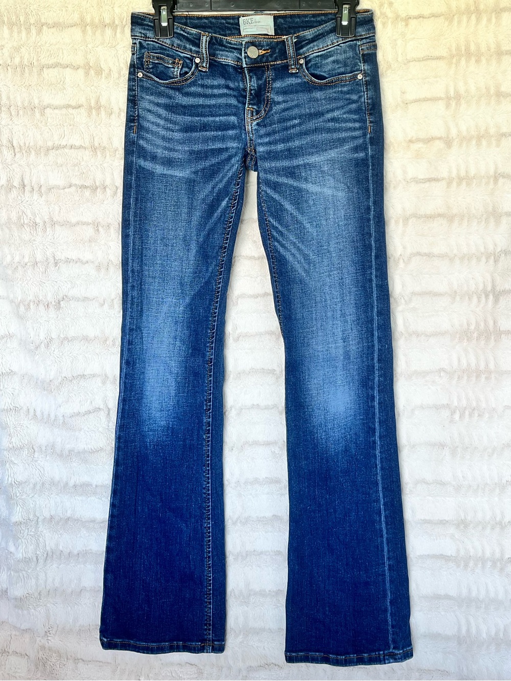 BKE Women's Stella Dark Blue Boot Cut Jeans